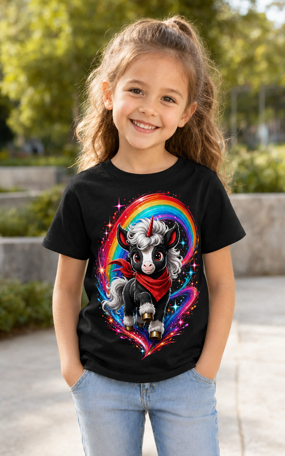 Crimson Creatures T-Shirts für Kinder | Fantasievolle Tiermotive