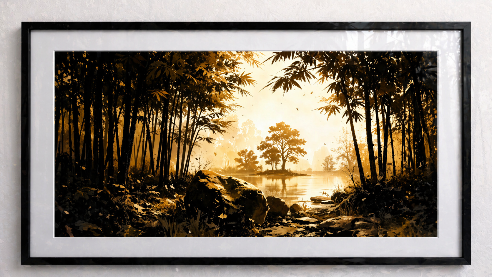 Goldene Stille | Poster in Galerie-Qualität ZenSaku Studio