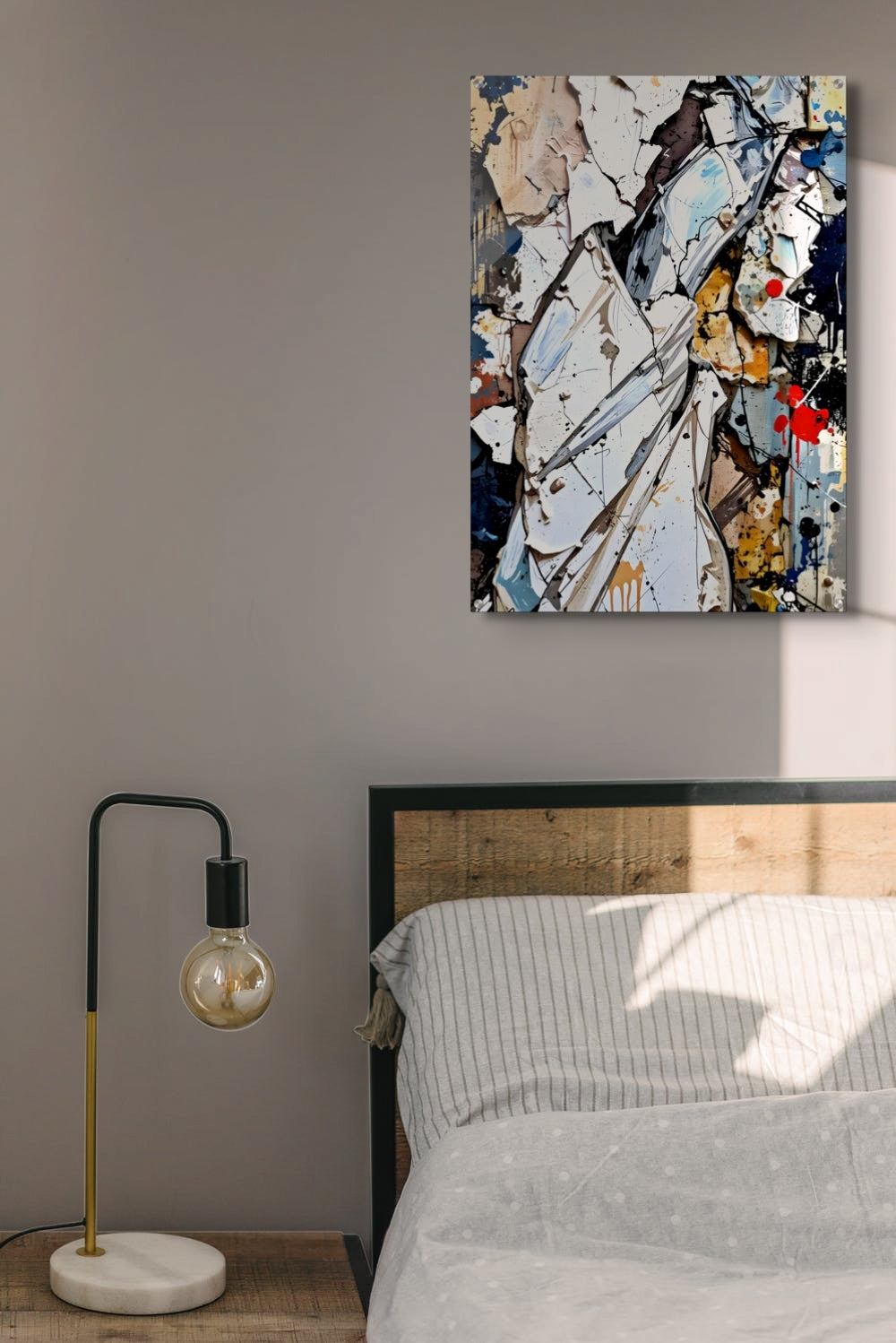 Fragmented Grace - Wall art in various materials from 40 to 100 cm