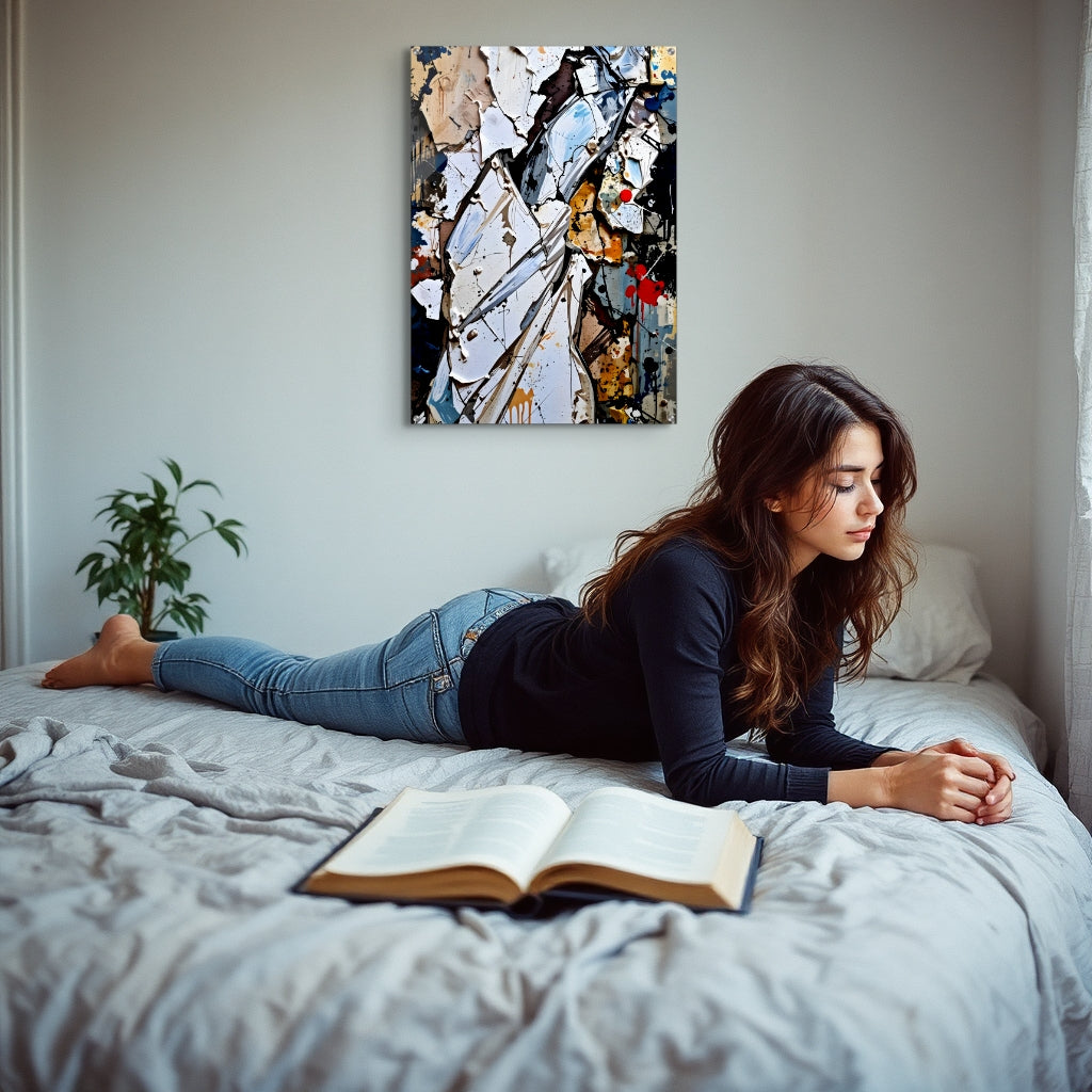 Fragmented Grace - Wall art in various materials from 40 to 100 cm