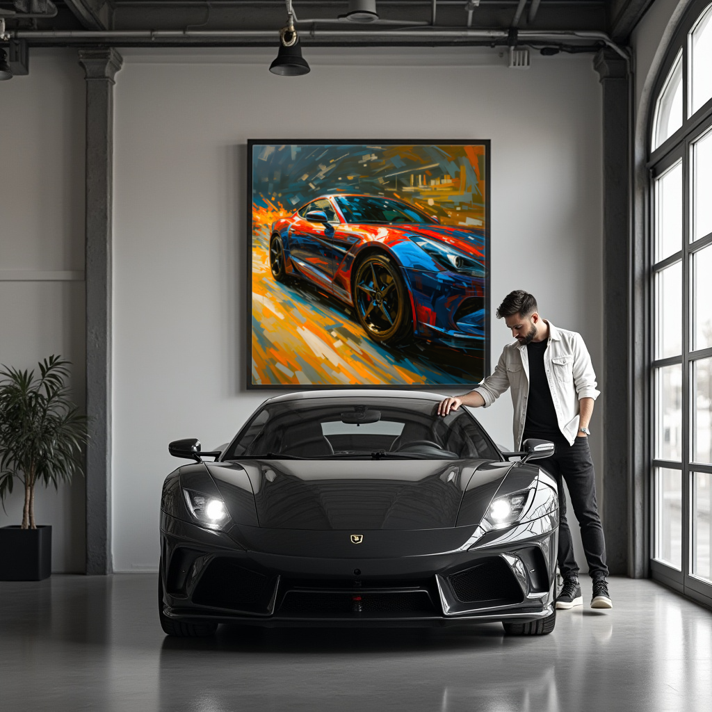 Speed in Motion - Wall art on acrylic glass from 40 to 140 cm