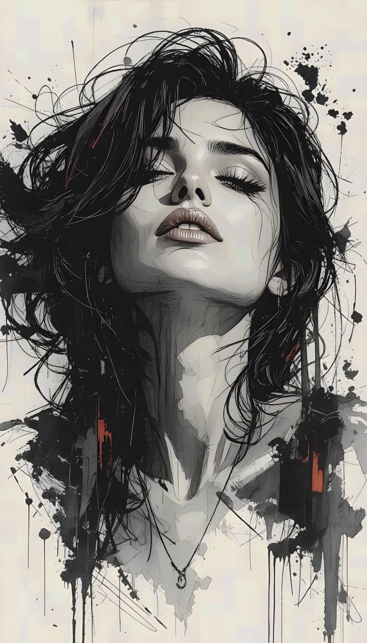 Quiet Strength – Expressive Portrait of a Woman | Gallery-Quality Poster