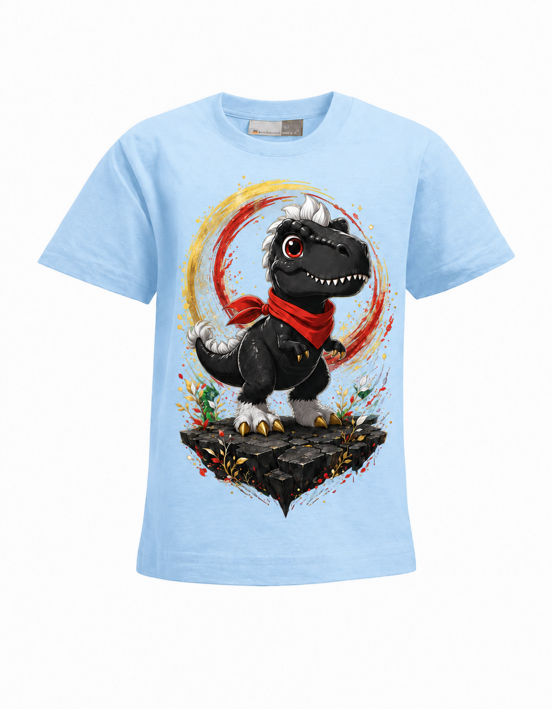Tiko Sanfte Stärke Kinder-T-Shirt in Hellblau – Produktansicht