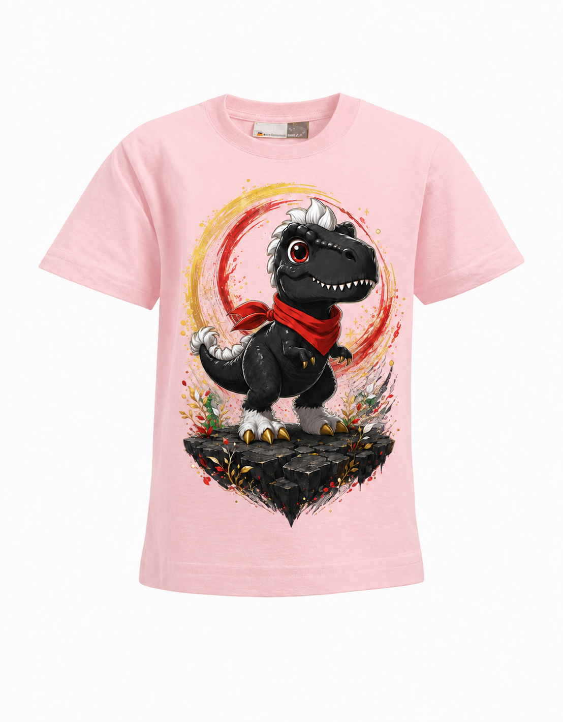 Tiko Sanfte Stärke Kinder-T-Shirt in Hellrosa – Produktansicht