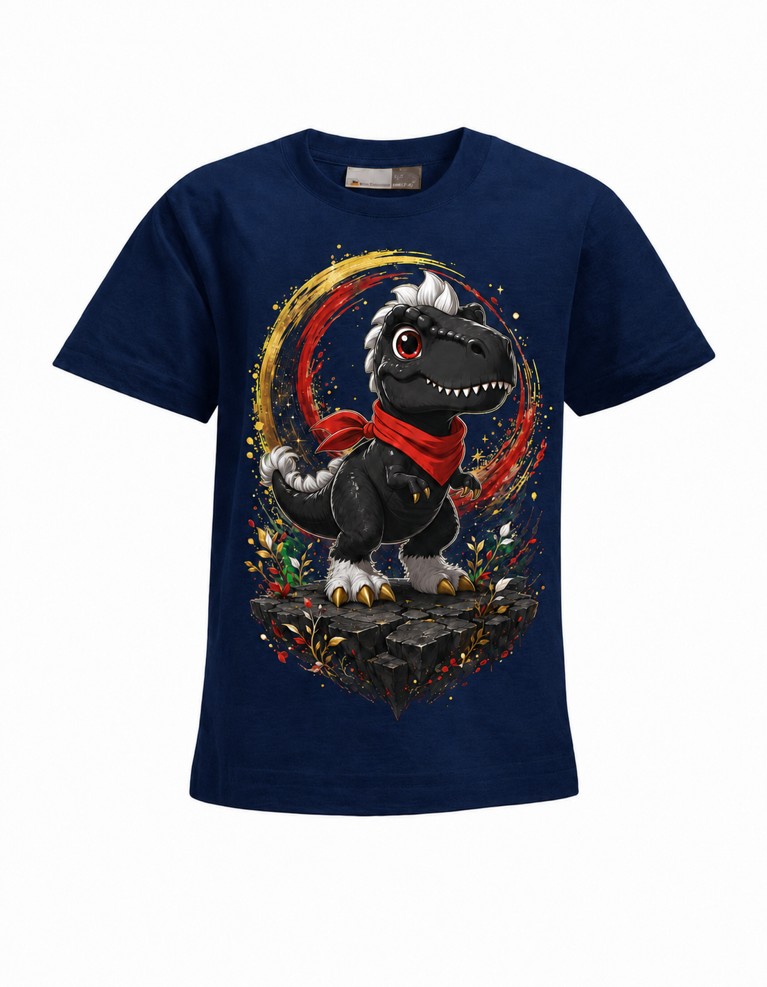 Tiko Sanfte Stärke Kinder-T-Shirt in Navy – Produktansicht